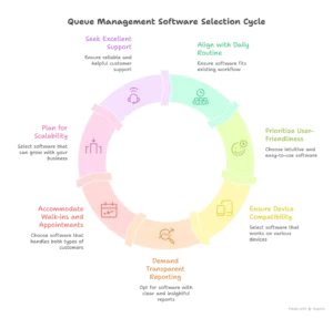 industries that can benefit from queue management software
