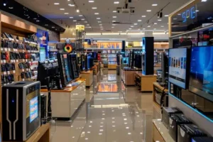 electronics store retail queue management system in uae